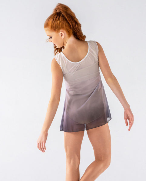 Studio 7 MESH SLIP DRESS OMBRE Grey Adults ADD26 Dance Play