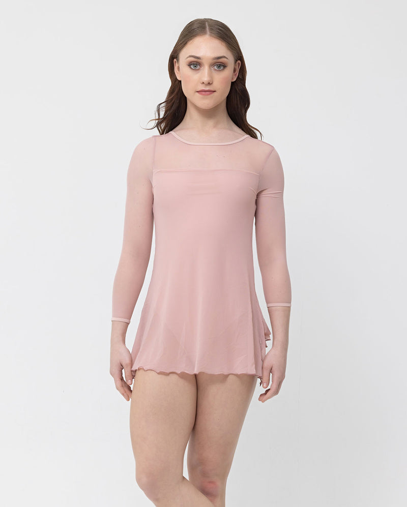 Studio 7, AMBER MESH DRESS, Blush, Adults, ADD33