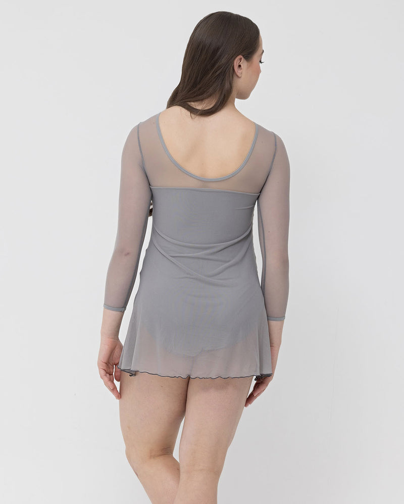 Studio 7, AMBER MESH DRESS,  Steel, Adults, ADD33