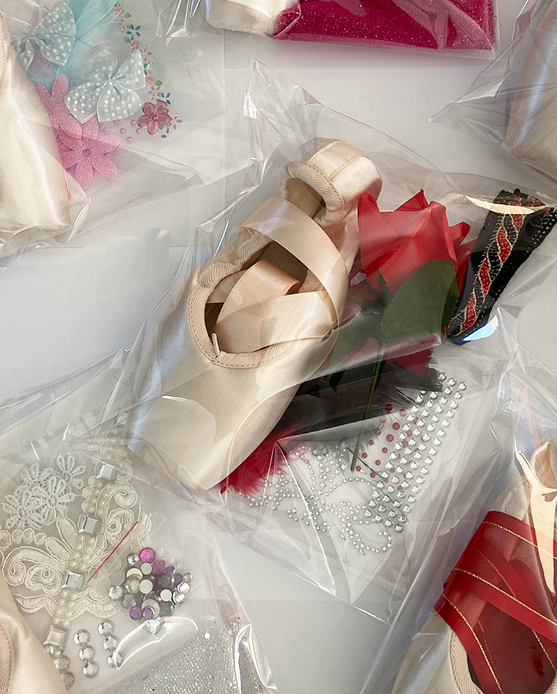 SPECIAL, Pointe Shoe Decorating Kit - Assorted - BUY ONE AND GET ONE FREE