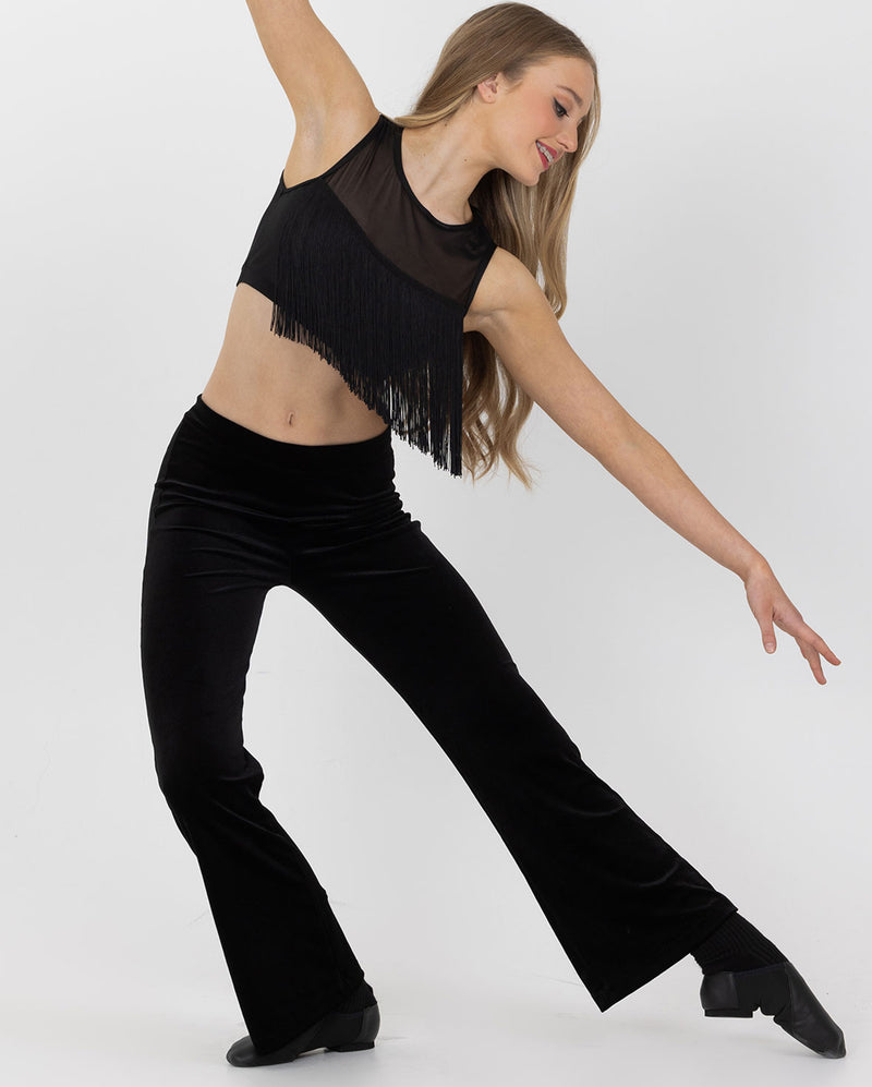 Dance Department Child Unisex Stretch Harem Hip-Hop Pants D3019C Large Black