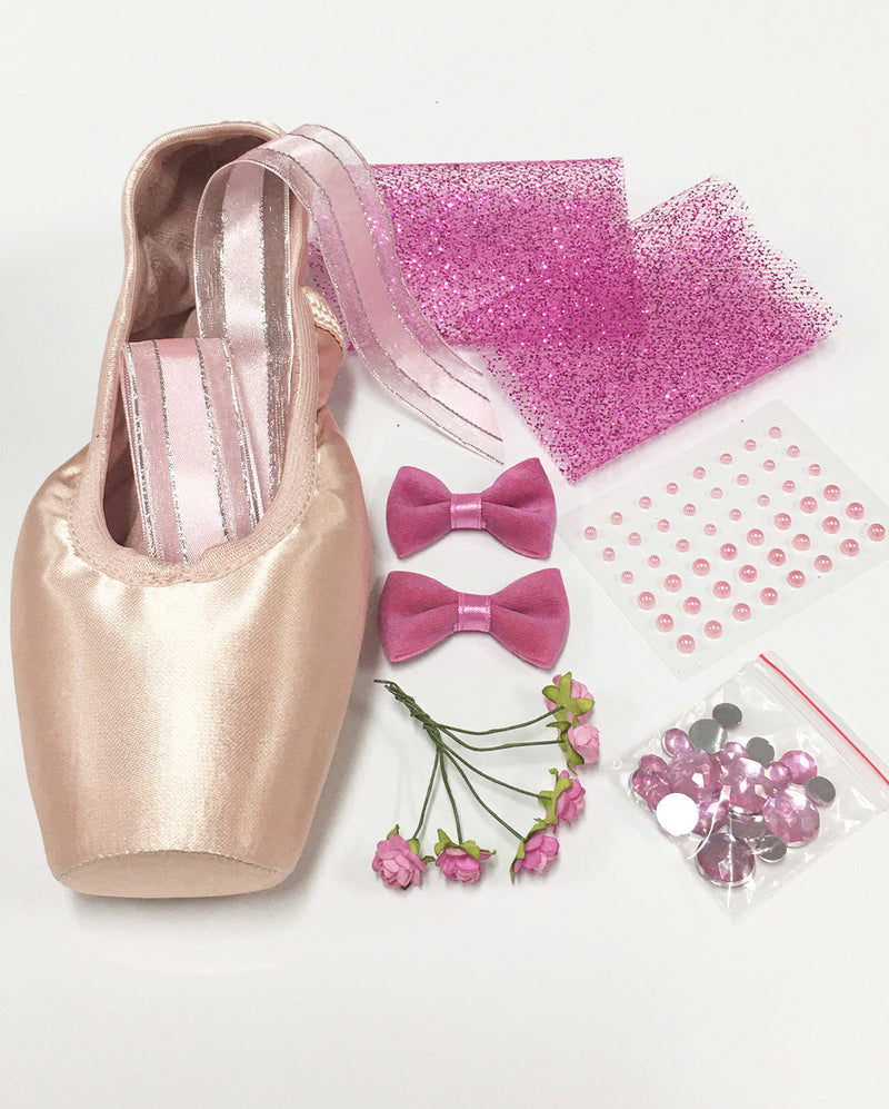 SPECIAL, Pointe Shoe Decorating Kit - Assorted - BUY ONE AND GET ONE FREE