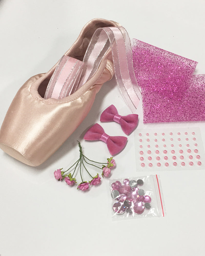 SPECIAL, Pointe Shoe Decorating Kit - Assorted - BUY ONE AND GET ONE FREE